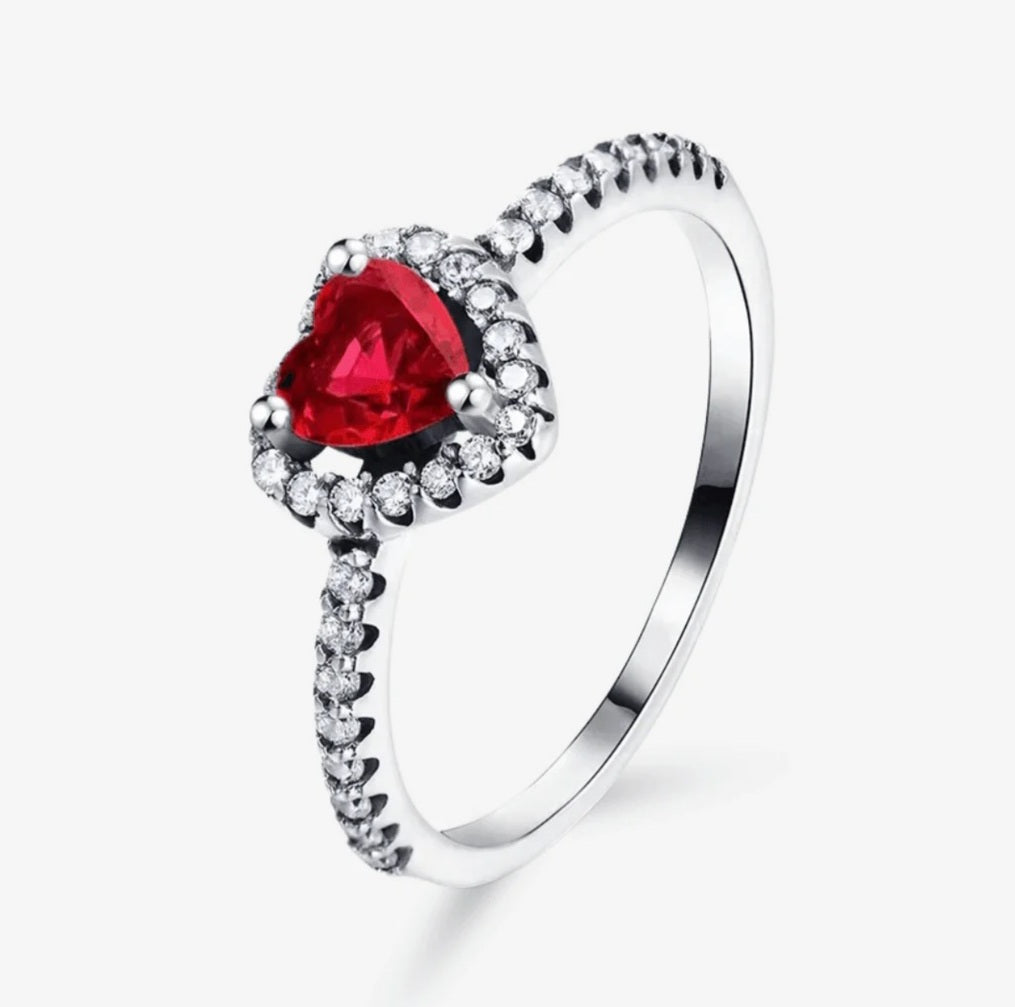 Rotating Rose Box + Adjustable Heart Ring π (With Gift Bag)