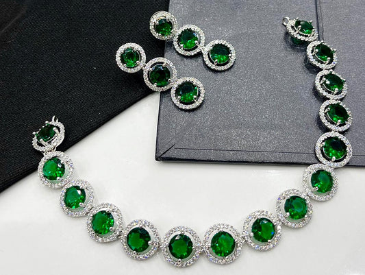 American Diamond 💎 zircon Stone Set (03)