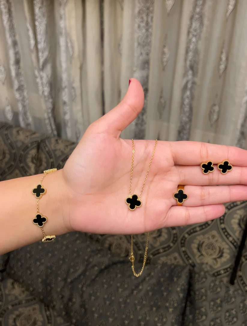 Black Clover Complete Jewelry Set (Gift Packaging)💖