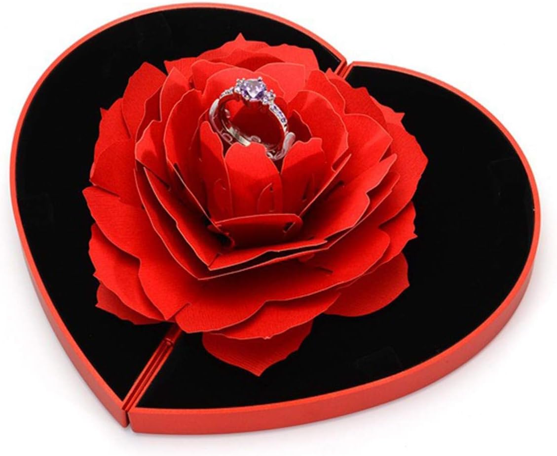 Elegant Box with Premium Heart Ring 💖+Gift Packaging